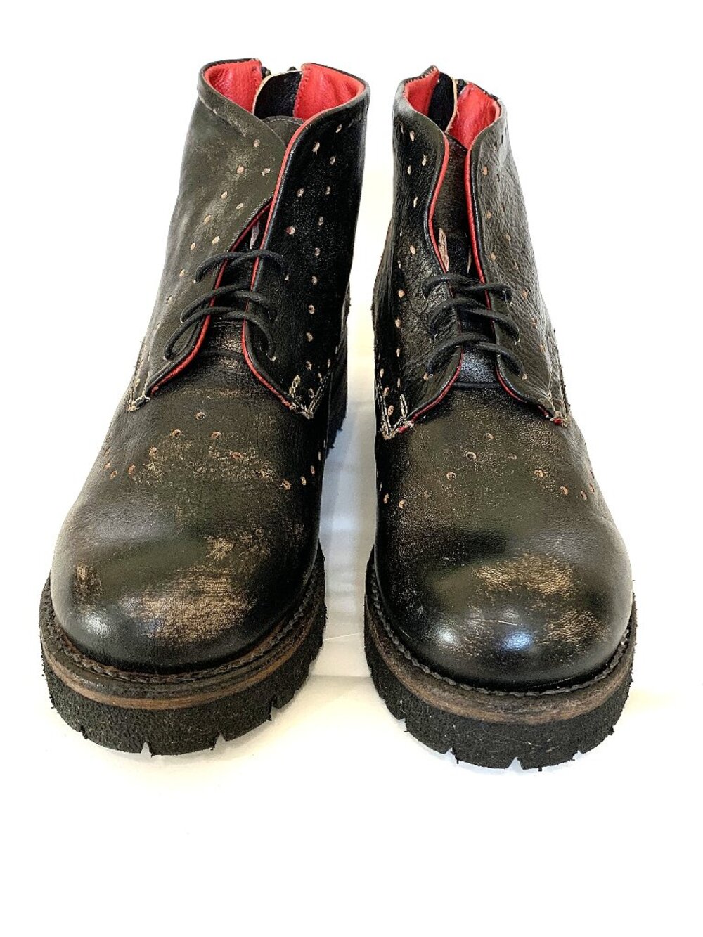 BED|STU QUATRO III Booties - Black Wash- - Picture 6 of 15